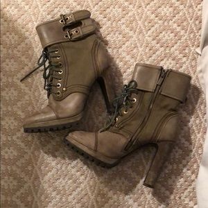 Army Green Dolce Vita Ankle Boots